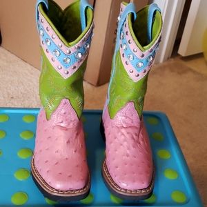 Fancy Pink Cowboy Boots